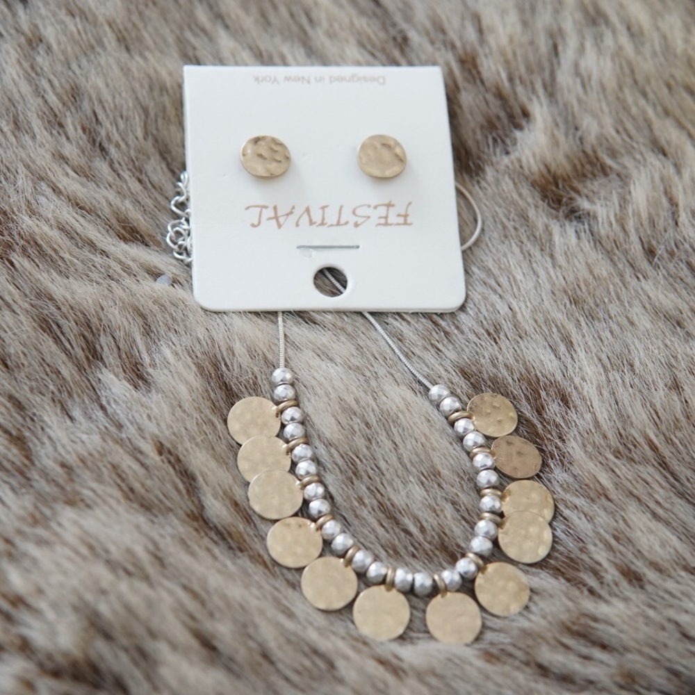 Earrings Necklace set